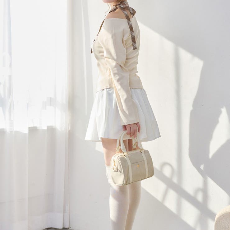 【one after another】リボンタイ ワンショルカットトップス | NICE CLAUP / OLIVE des OLIVE　OUTLET | 詳細画像7 