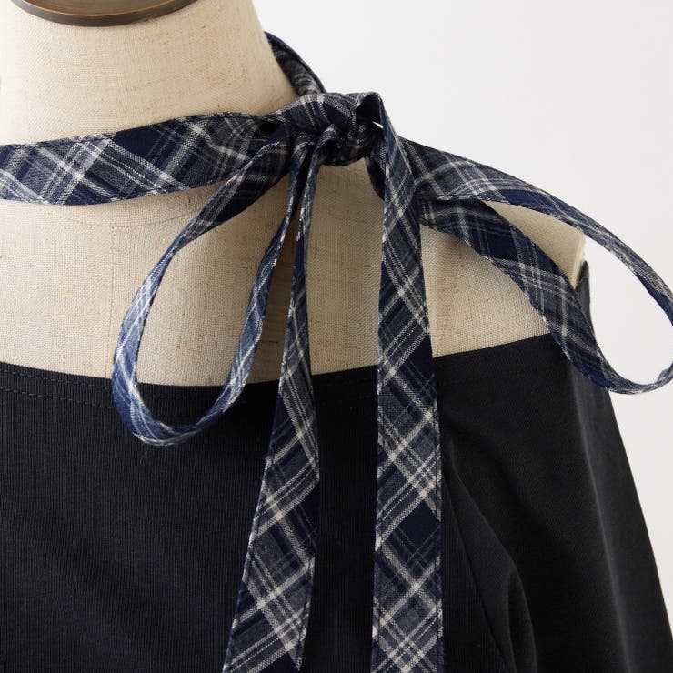 【one after another】リボンタイ ワンショルカットトップス | NICE CLAUP / OLIVE des OLIVE　OUTLET | 詳細画像29 