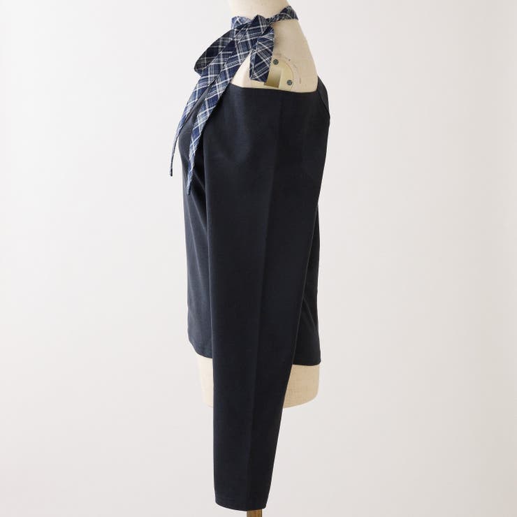 【one after another】リボンタイ ワンショルカットトップス | NICE CLAUP / OLIVE des OLIVE　OUTLET | 詳細画像26 