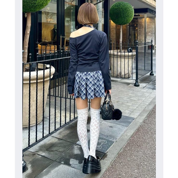 【one after another】リボンタイ ワンショルカットトップス | NICE CLAUP / OLIVE des OLIVE　OUTLET | 詳細画像34 