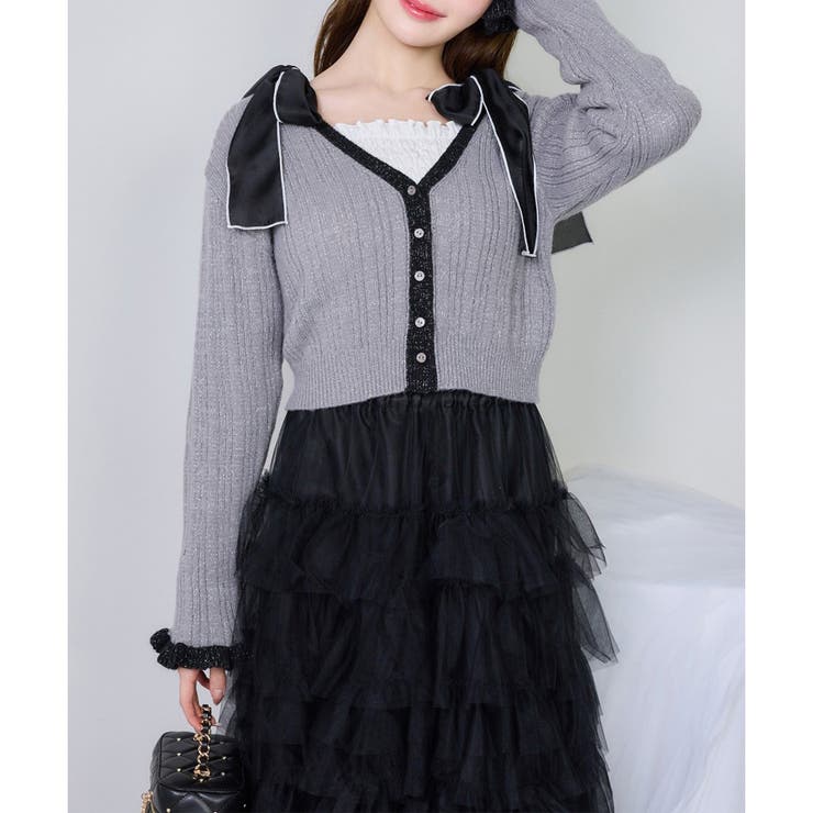 【one after another】肩リボンシャーリングトップス | NICE CLAUP / OLIVE des OLIVE　OUTLET | 詳細画像18 