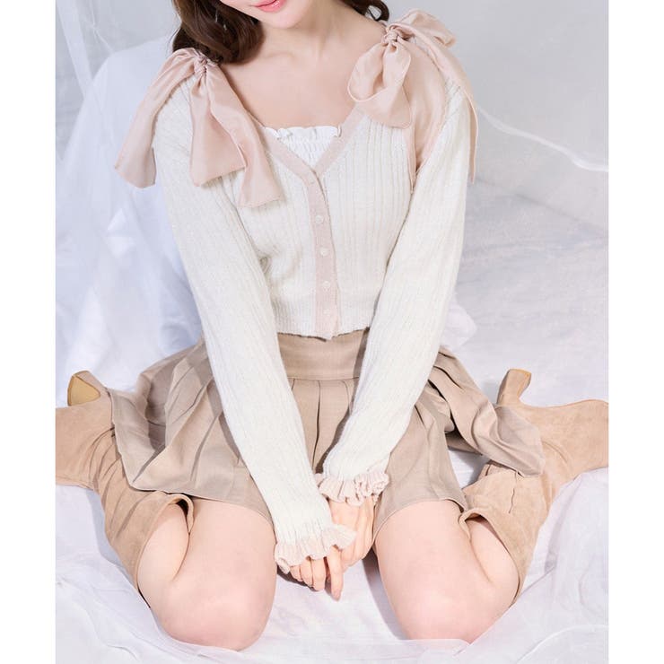 【one after another】肩リボンシャーリングトップス | NICE CLAUP / OLIVE des OLIVE　OUTLET | 詳細画像8 