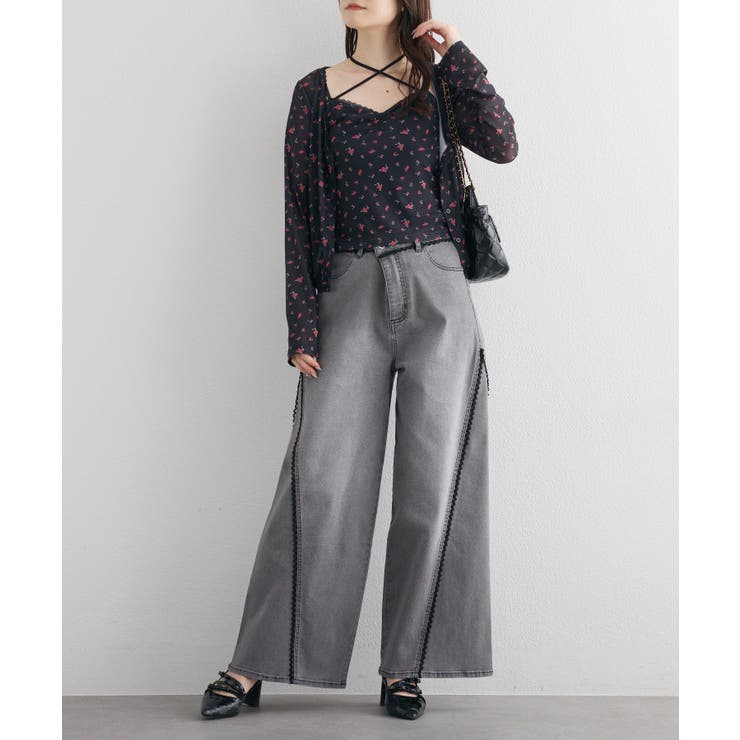 【one after another】ビスチェsetドロストカーディガン | NICE CLAUP / OLIVE des OLIVE　OUTLET | 詳細画像17 