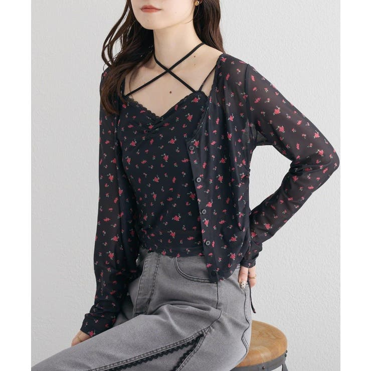 【one after another】ビスチェsetドロストカーディガン | NICE CLAUP / OLIVE des OLIVE　OUTLET | 詳細画像16 