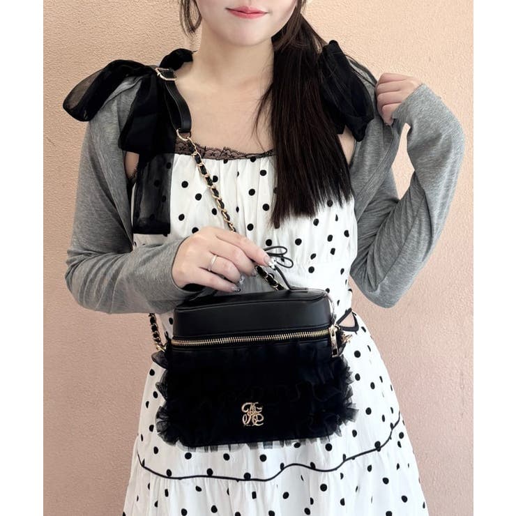 【one after another】ロゴプレート付きフーディーボレロ | NICE CLAUP / OLIVE des OLIVE　OUTLET | 詳細画像1 