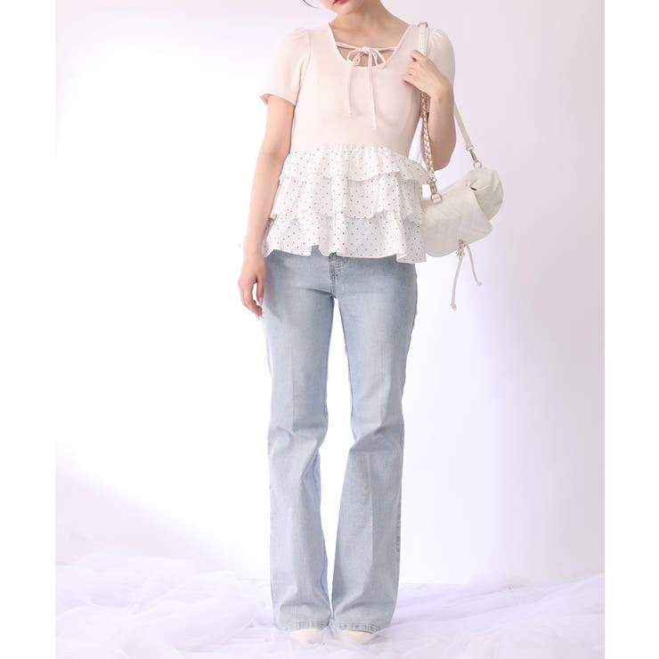 【one after another】裾フリルトップス | NICE CLAUP / OLIVE des OLIVE　OUTLET | 詳細画像11 