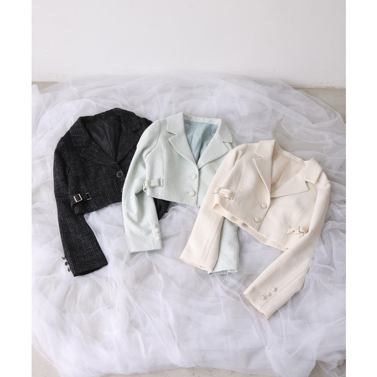 【one after another】プレミアムツイードジャケット | NICE CLAUP / OLIVE des OLIVE　OUTLET | 詳細画像22 