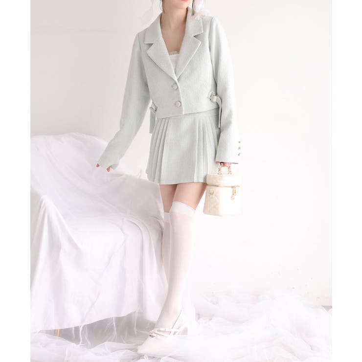 【one after another】プレミアムツイードジャケット | NICE CLAUP / OLIVE des OLIVE　OUTLET | 詳細画像15 