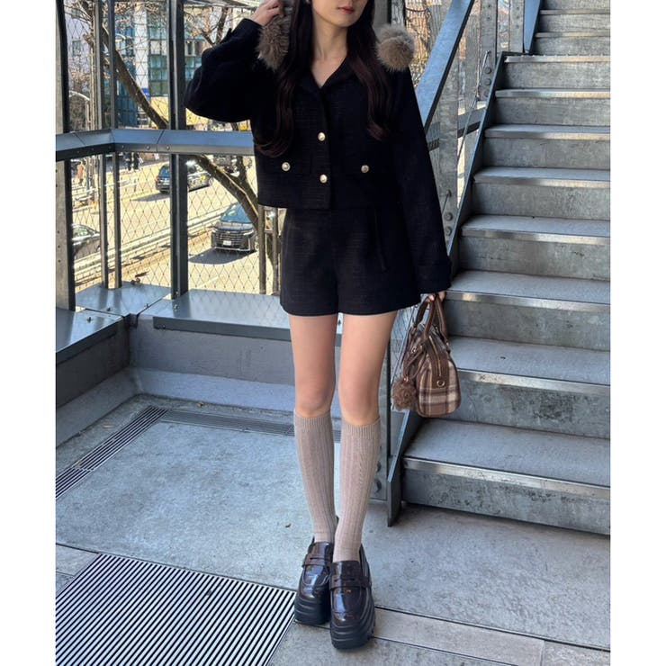 【one after another】【セットアップ可能】フェイクファーフード付… | NICE CLAUP / OLIVE des OLIVE　OUTLET | 詳細画像17 