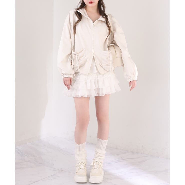 【one after another】ドロストリボンポケット付きマウンテンパーカ… | NICE CLAUP / OLIVE des OLIVE　OUTLET | 詳細画像3 