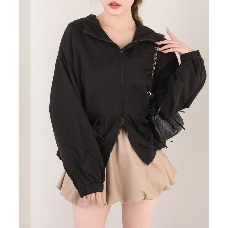 【one after another】ドロストリボンポケット付きマウンテンパーカ… | NICE CLAUP / OLIVE des OLIVE　OUTLET | 詳細画像18 