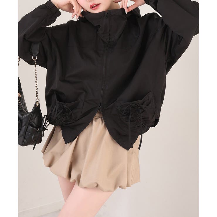 【one after another】ドロストリボンポケット付きマウンテンパーカ… | NICE CLAUP / OLIVE des OLIVE　OUTLET | 詳細画像19 