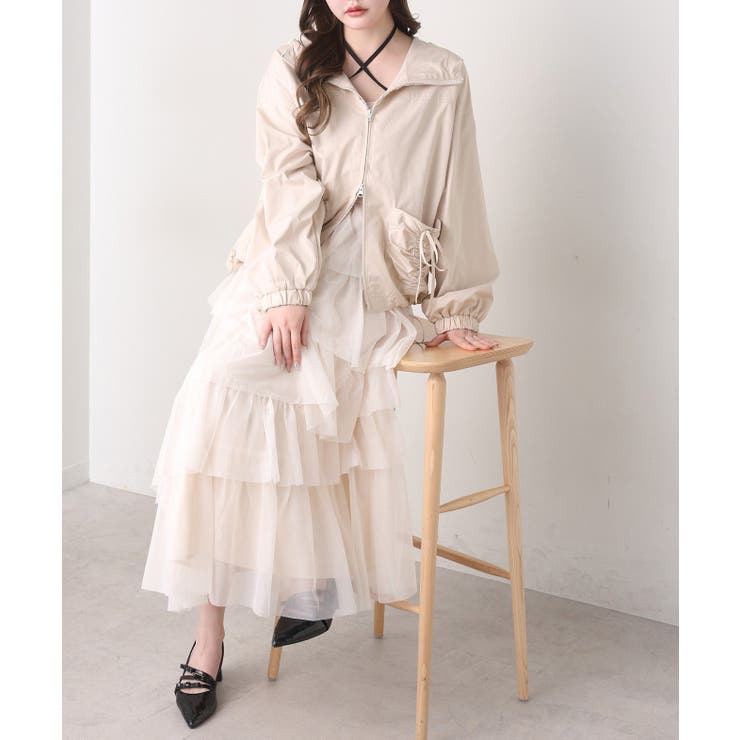 【one after another】ドロストリボンポケット付きマウンテンパーカ… | NICE CLAUP / OLIVE des OLIVE　OUTLET | 詳細画像32 