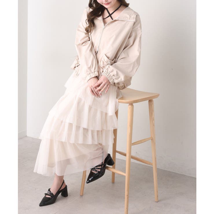 【one after another】ドロストリボンポケット付きマウンテンパーカ… | NICE CLAUP / OLIVE des OLIVE　OUTLET | 詳細画像36 