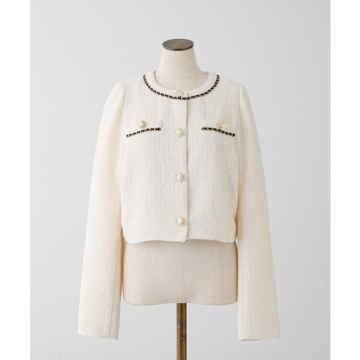 【one after another】ツイードジャケット | NICE CLAUP / OLIVE des OLIVE　OUTLET | 詳細画像18 