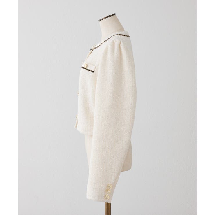 【one after another】ツイードジャケット | NICE CLAUP / OLIVE des OLIVE　OUTLET | 詳細画像19 