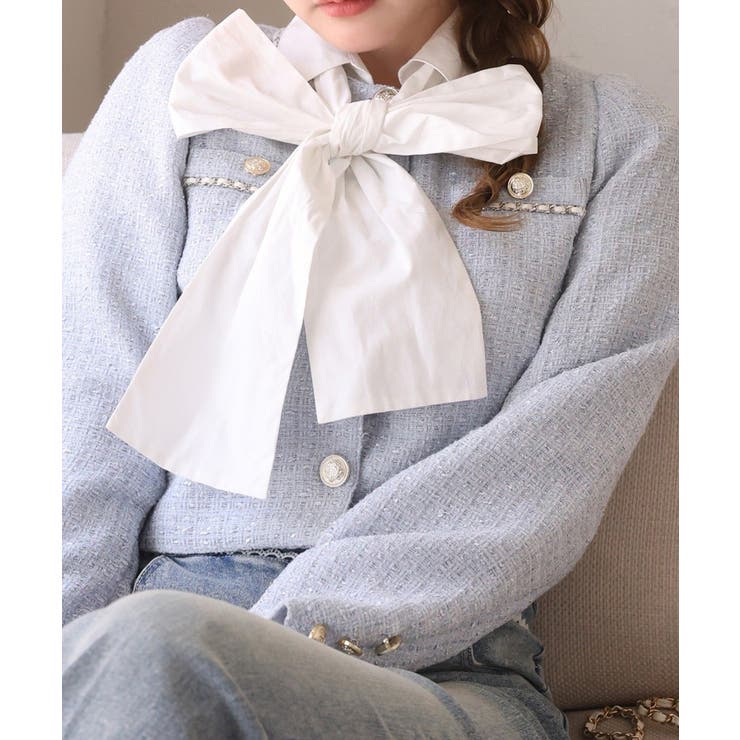 【one after another】ツイードジャケット | NICE CLAUP / OLIVE des OLIVE　OUTLET | 詳細画像14 