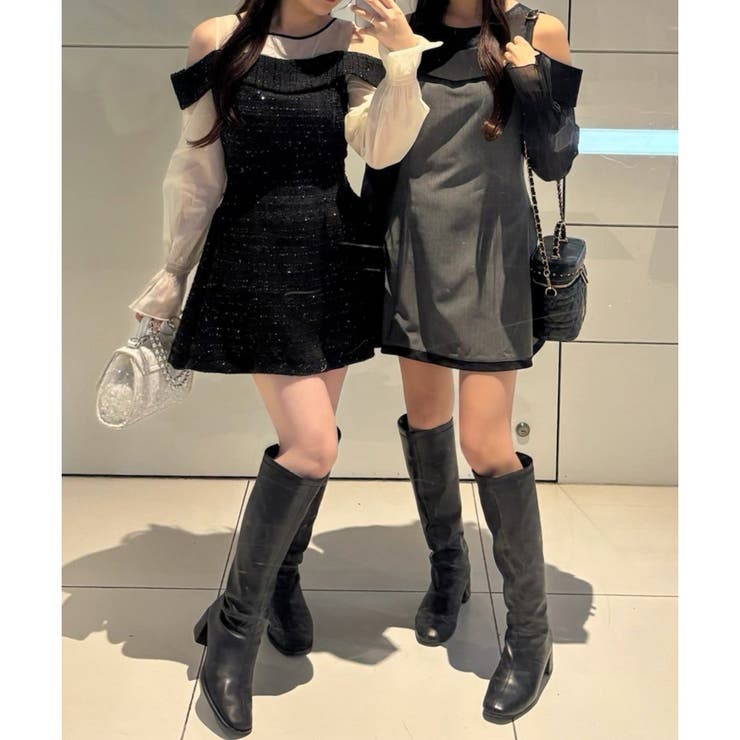 【one after another】袖取り外し可能ミニワンピース | NICE CLAUP / OLIVE des OLIVE　OUTLET | 詳細画像31 