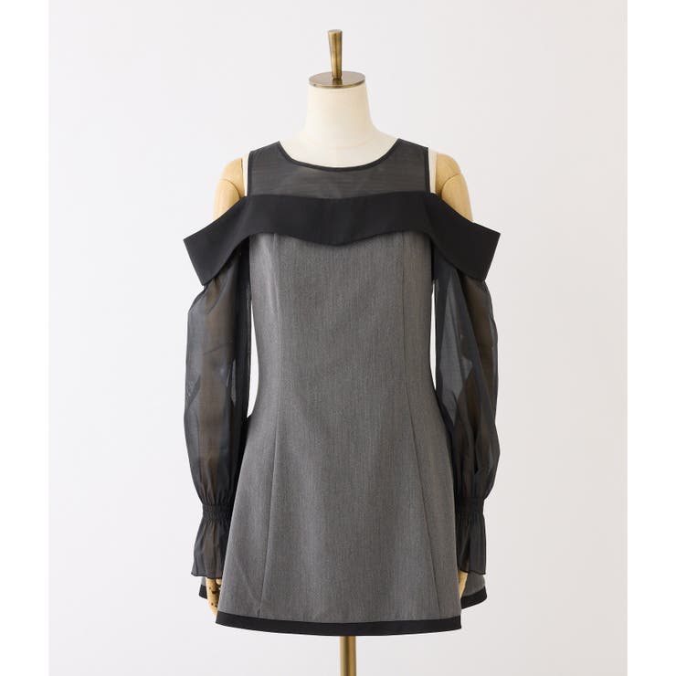 【one after another】袖取り外し可能ミニワンピース | NICE CLAUP / OLIVE des OLIVE　OUTLET | 詳細画像8 