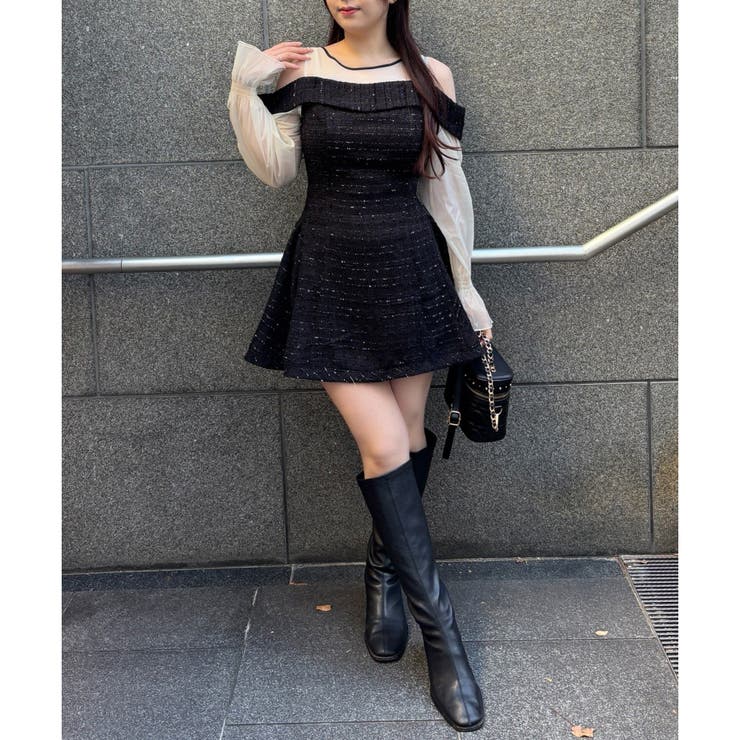 【one after another】袖取り外し可能ミニワンピース | NICE CLAUP / OLIVE des OLIVE　OUTLET | 詳細画像16 