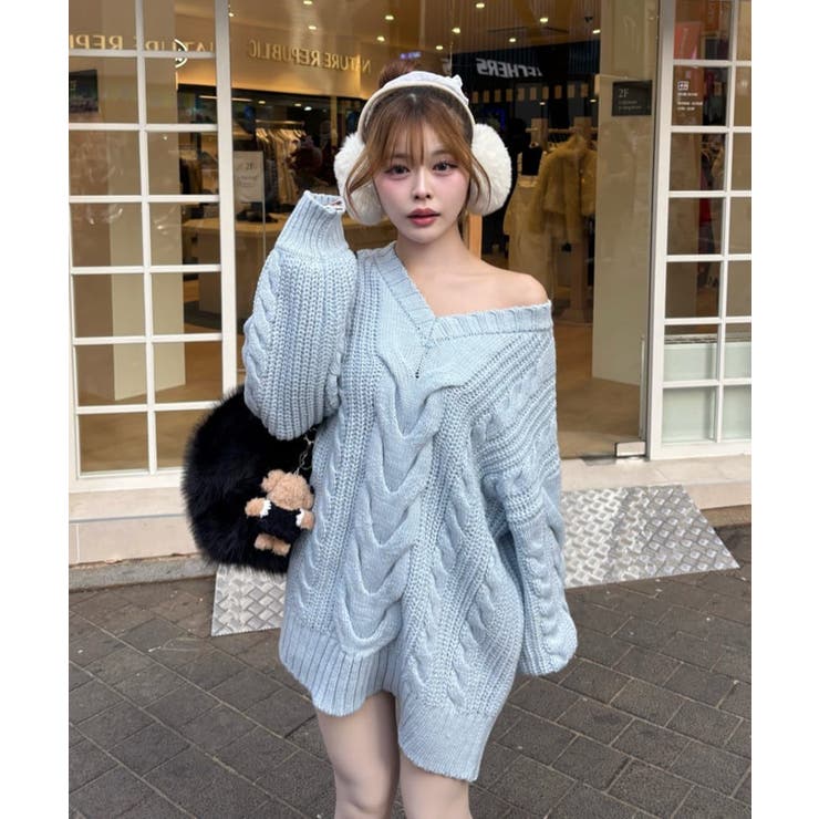 【one after another】ケーブルミニワンピース | NICE CLAUP / OLIVE des OLIVE　OUTLET | 詳細画像38 