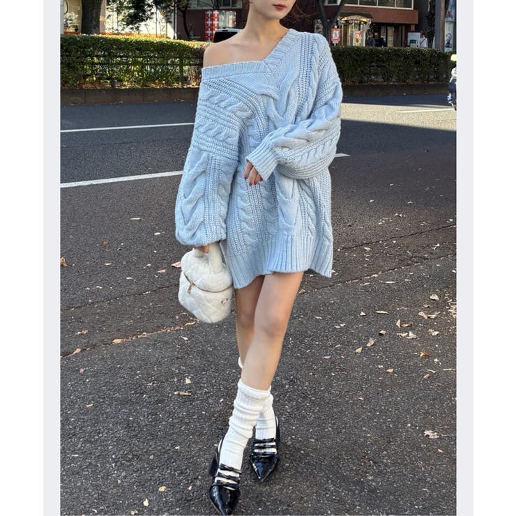 【one after another】ケーブルミニワンピース | NICE CLAUP / OLIVE des OLIVE　OUTLET | 詳細画像42 