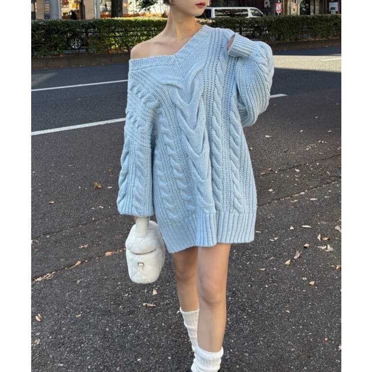 【one after another】ケーブルミニワンピース | NICE CLAUP / OLIVE des OLIVE　OUTLET | 詳細画像43 