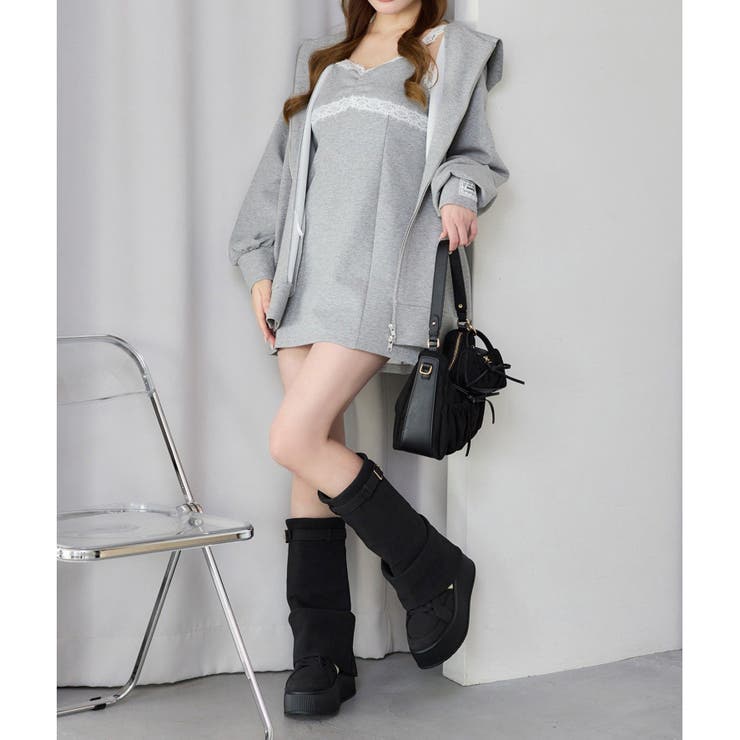 【one after another】【セットアップ可能】レース付きカットキャミ… | NICE CLAUP / OLIVE des OLIVE　OUTLET | 詳細画像9 