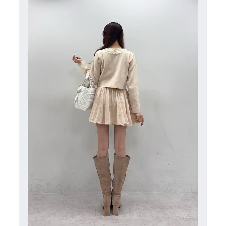 【one after another】レースボウタイニットセットアップ | NICE CLAUP / OLIVE des OLIVE　OUTLET | 詳細画像31 