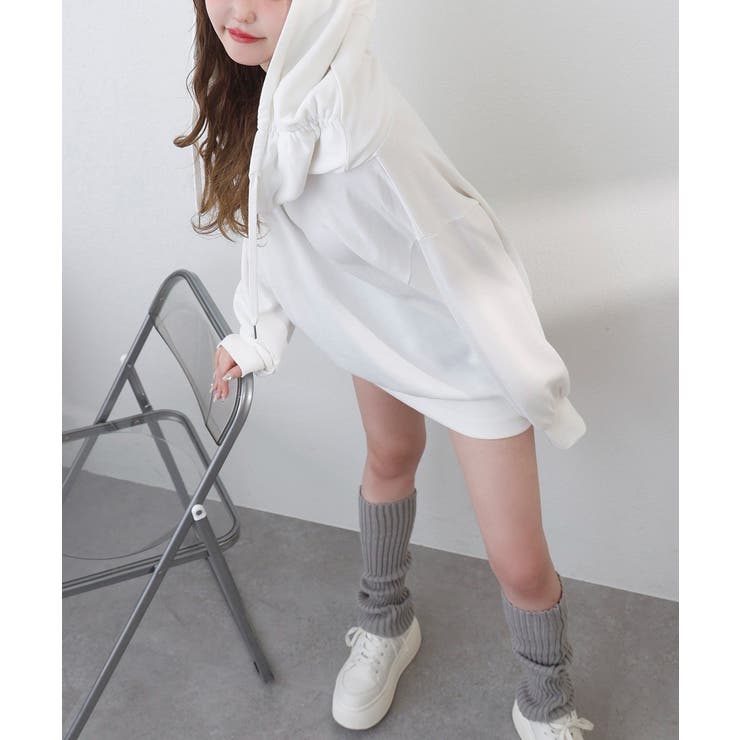 【one after another】オフショルパーカーワンピ | NICE CLAUP / OLIVE des OLIVE　OUTLET | 詳細画像7 