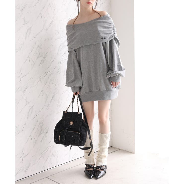 【one after another】オフショルパーカーワンピ | NICE CLAUP / OLIVE des OLIVE　OUTLET | 詳細画像21 