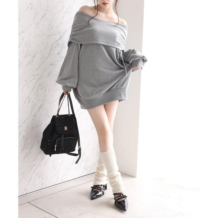 【one after another】オフショルパーカーワンピ | NICE CLAUP / OLIVE des OLIVE　OUTLET | 詳細画像23 