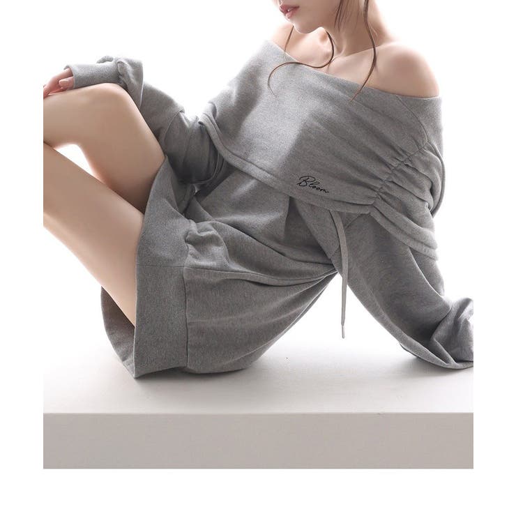 【one after another】オフショルパーカーワンピ | NICE CLAUP / OLIVE des OLIVE　OUTLET | 詳細画像32 