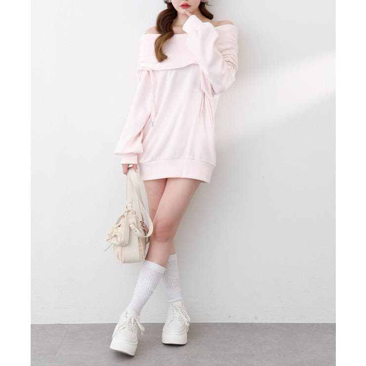 【one after another】オフショルパーカーワンピ | NICE CLAUP / OLIVE des OLIVE　OUTLET | 詳細画像38 