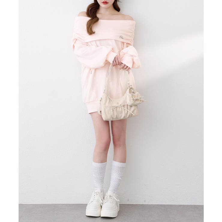 【one after another】オフショルパーカーワンピ | NICE CLAUP / OLIVE des OLIVE　OUTLET | 詳細画像39 