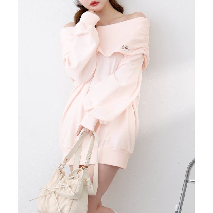 【one after another】オフショルパーカーワンピ | NICE CLAUP / OLIVE des OLIVE　OUTLET | 詳細画像42 