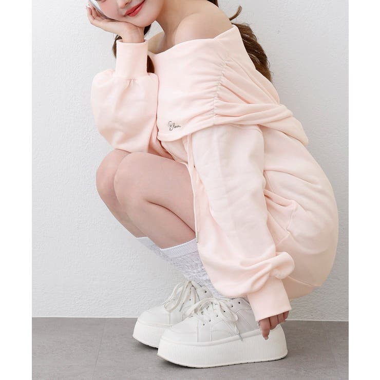 【one after another】オフショルパーカーワンピ | NICE CLAUP / OLIVE des OLIVE　OUTLET | 詳細画像44 