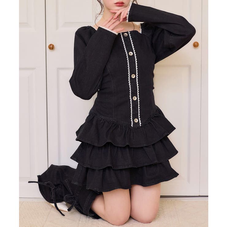 【one after another】【Denim | NICE CLAUP / OLIVE des OLIVE　OUTLET | 詳細画像1 