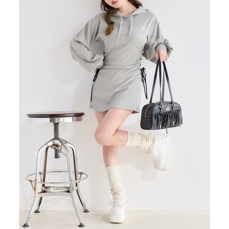 【one after another】ウエストレースアップパーカーワンピ | NICE CLAUP / OLIVE des OLIVE　OUTLET | 詳細画像11 