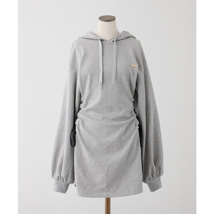 【one after another】ウエストレースアップパーカーワンピ | NICE CLAUP / OLIVE des OLIVE　OUTLET | 詳細画像7 