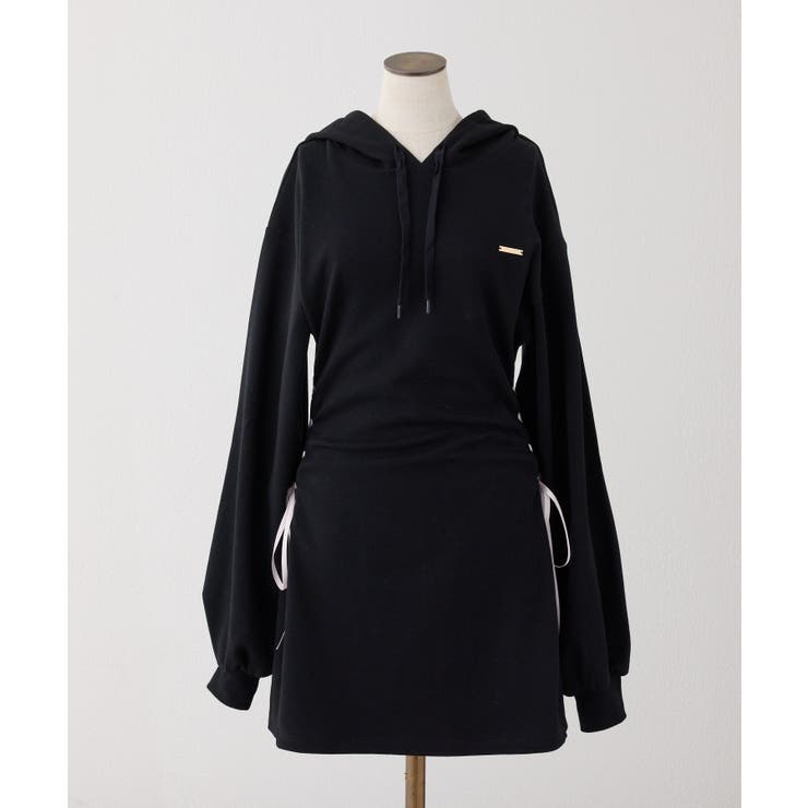 【one after another】ウエストレースアップパーカーワンピ | NICE CLAUP / OLIVE des OLIVE　OUTLET | 詳細画像12 