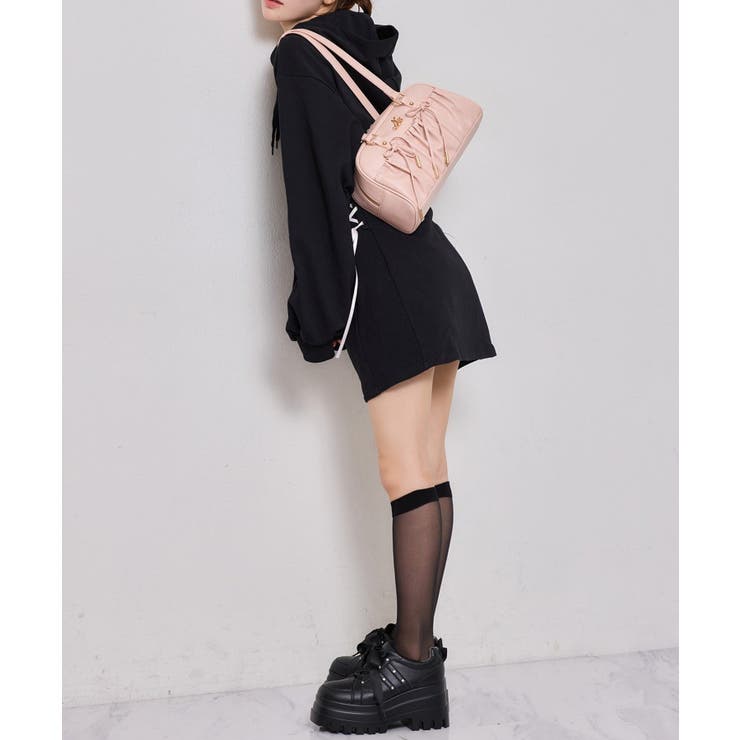 【one after another】ウエストレースアップパーカーワンピ | NICE CLAUP / OLIVE des OLIVE　OUTLET | 詳細画像18 
