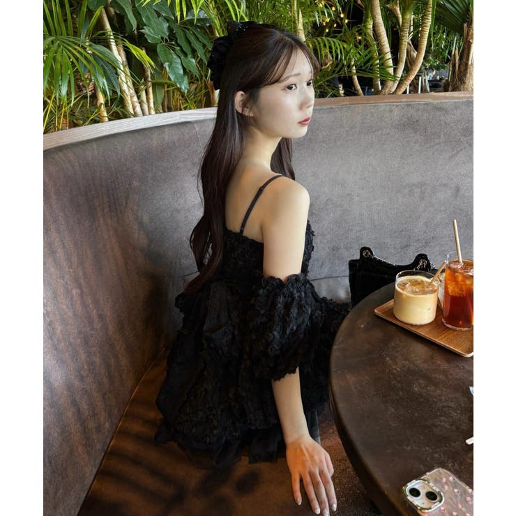 【one after another】ブラックコレミニワンピ | NICE CLAUP / OLIVE des OLIVE　OUTLET | 詳細画像40 