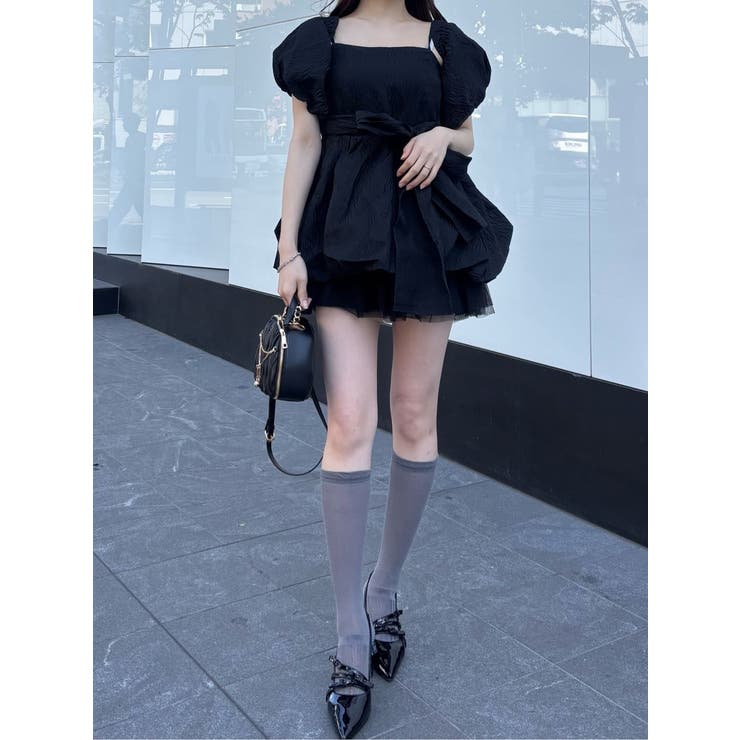 【one after another】ブラックコレミニワンピ | NICE CLAUP / OLIVE des OLIVE　OUTLET | 詳細画像46 