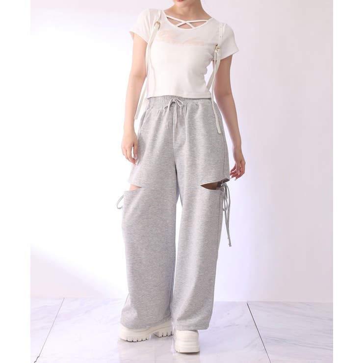 【one after another】チュールロゴT | NICE CLAUP / OLIVE des OLIVE　OUTLET | 詳細画像6 