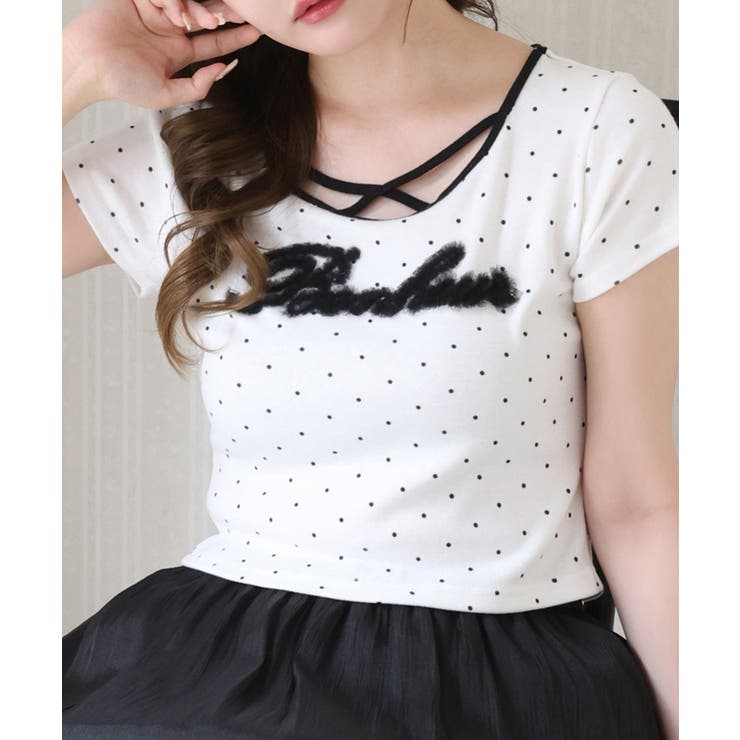【one after another】チュールロゴT | NICE CLAUP / OLIVE des OLIVE　OUTLET | 詳細画像23 