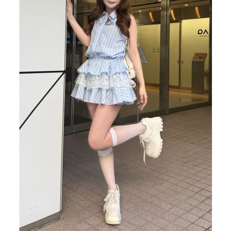 【one after another】アメスリティアードシャツワンピ | NICE CLAUP / OLIVE des OLIVE　OUTLET | 詳細画像46 