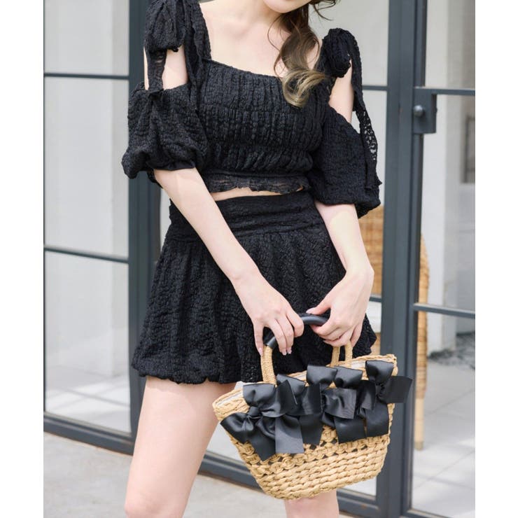 【one after another】リボン付きペーパーバッグ | NICE CLAUP / OLIVE des OLIVE　OUTLET | 詳細画像4 