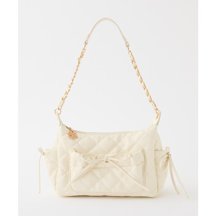 アイボリー | 【one after another】キルティングボーホーバッグ | NICE CLAUP / OLIVE des OLIVE　OUTLET