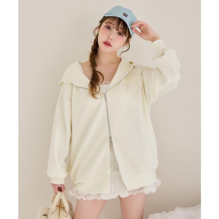 【one after another】ロゴ刺繍キャップ | NICE CLAUP / OLIVE des OLIVE　OUTLET | 詳細画像3 